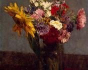 Bouquet of Flowers - 亨利·方丹·拉图尔